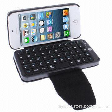 Bluetooth Keyboard Leather Case for iPhone 5/iPad/iPad 2/New iPad
